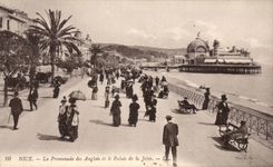 CPA Nice the walk of English and the palate of the pier