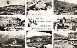 CPSM Au pays du Mont Blanc Megeve L'ensoleillee