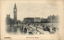 CPA Great Britain London London Westminster bridge