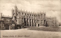 CPA Great Britain Windsor Castle St George' S chapel