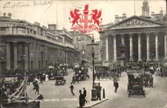 CPA Great Britain London London the bank and Royal Exchange