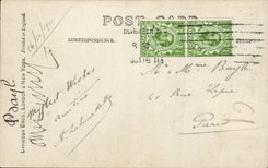 CPA Great Britain London London Greetings St Paul' S Westminster Abbey