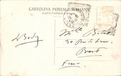 CPA Italy Italia Ventimiglia Borgo Marina