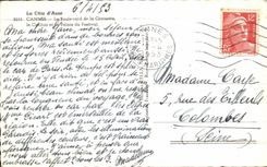 CPSM Cannes the boulevard of the Small cross Carlton and the palate of the festival