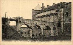 CPA Dieppe the castle