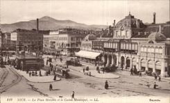 Nizza CPA der Massena Platz und das stadtische Kasino