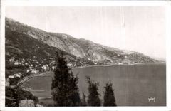 CPA Menton the course towards the point San Luigi