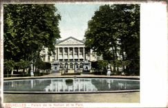 CPA Brussels Palate of the Nation and the park