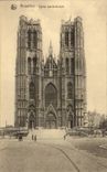 CPA Brussels Church Sainte Gudule
