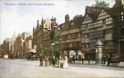 CPA Great Britain London London Old Holborn houses