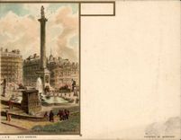 CPA Great Britain London london Trafalgar Public garden