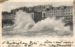 CPA Great Britain St Leonards one sea has rough sea