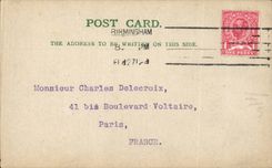 CPA Great Britain London London Arthur Williamson Masshouse Lane Birmingham Postcard commercaile