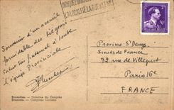 CPA Brussels Column of Congers