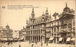 CPA Brussels Grand places Maison of the king