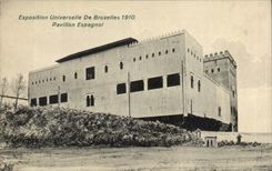 CPA Brussels Fair universal of Brussels 1910 Spanish House (Spain Espana Spain)