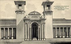 CPA Brussels Fair universal of Brussels 1910 House of the French colonies