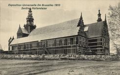 CPA Brussels Fair universal of Brussels 1910 Dutch Section