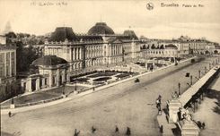 CPA Brussels palate of the king