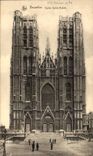 CPA Brussels Church Sainte Gudule