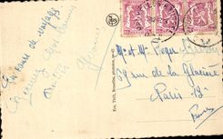 CPA Brussels Heysel Palate of the festivals of the city