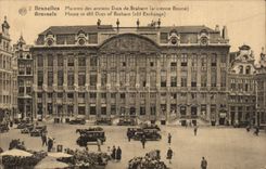 Belgie Belgium Brussels CPA House of the former dukes of the Brabant (old purse)