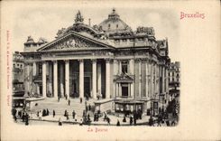 Belgie Belgium Brussels CPA the Stock Exchange