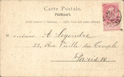 Belgie Belgium Brussels CPA the house of the king