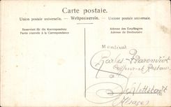 CPA Folklore Costume Woman and child