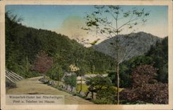 CPA Wasserfall Hotel EIB Allerheilingen Post U Telefon im Raises