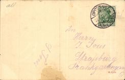 CPA Wasserfall Hotel EIB Allerheilingen Post U Telefon im Raises