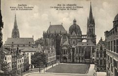 CPA Aachen Aachen the vault of the palate and the church St Foilan