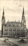 CPA Aachen Rathaus Vorderfront the town hall