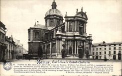 CPA Namur Cathedral Saint Aubain