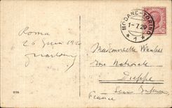 CPA Italy Italia Roma Chiesa della Trinita of Monti