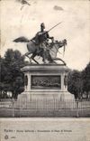 CPA Italie Italia Torino Piazza Solferino Monumento al Duca di Genova