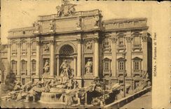 CPA Italy Italia Roma Fontana di Trevi