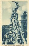 CPA Italie Italia Torino Plazza dello statuto Monumento del Frejus