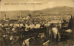 CPA Italy Italia Firenze Panorama LED citta da S Miniato Al Goes up