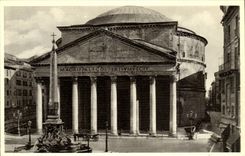 CPA Italy Italia Roma It the Pantheon