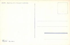 CPA Italy Italia Roma Basilica di S Giovanni Laterano