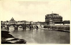 CPA Italy Italia Roma Manor house S Angelo idiot S Pietro