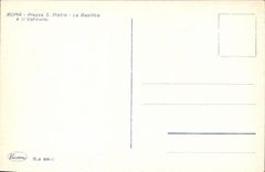 CPA Italy Italia Roma Piazza S Pietro Basilica E it Vaticano
