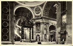 CPA Italy Italia Roma Basilica di S Pietro Altare della Confessione