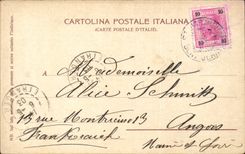 CPA Large Italy Italia Venezia Edge dall Academia di Belle Arti