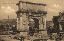 Italy Italia CPA Roma Arco di tito