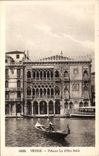 Italy Italia CPA Venice Palazzo of oro Italy