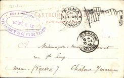 Italy Italia CPA Roma Foro Romano Put delle VEstali