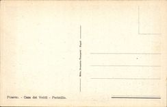 Italy Italia Pompei CPA Put dei Vettii Peristilio