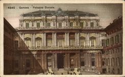 Italy Italia CPA Genova Palazzo ducal